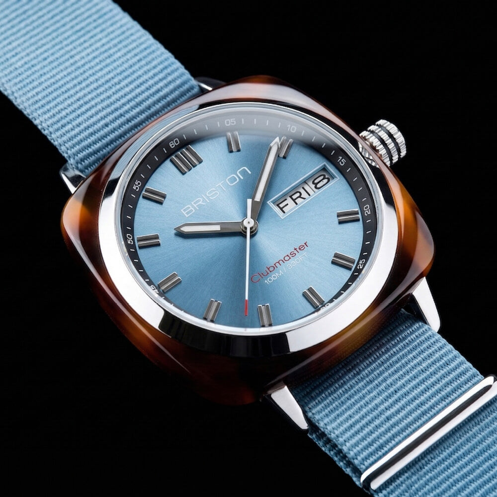 briston-clubmaster-sport-hms-42-mm-bleu-glacier image 2