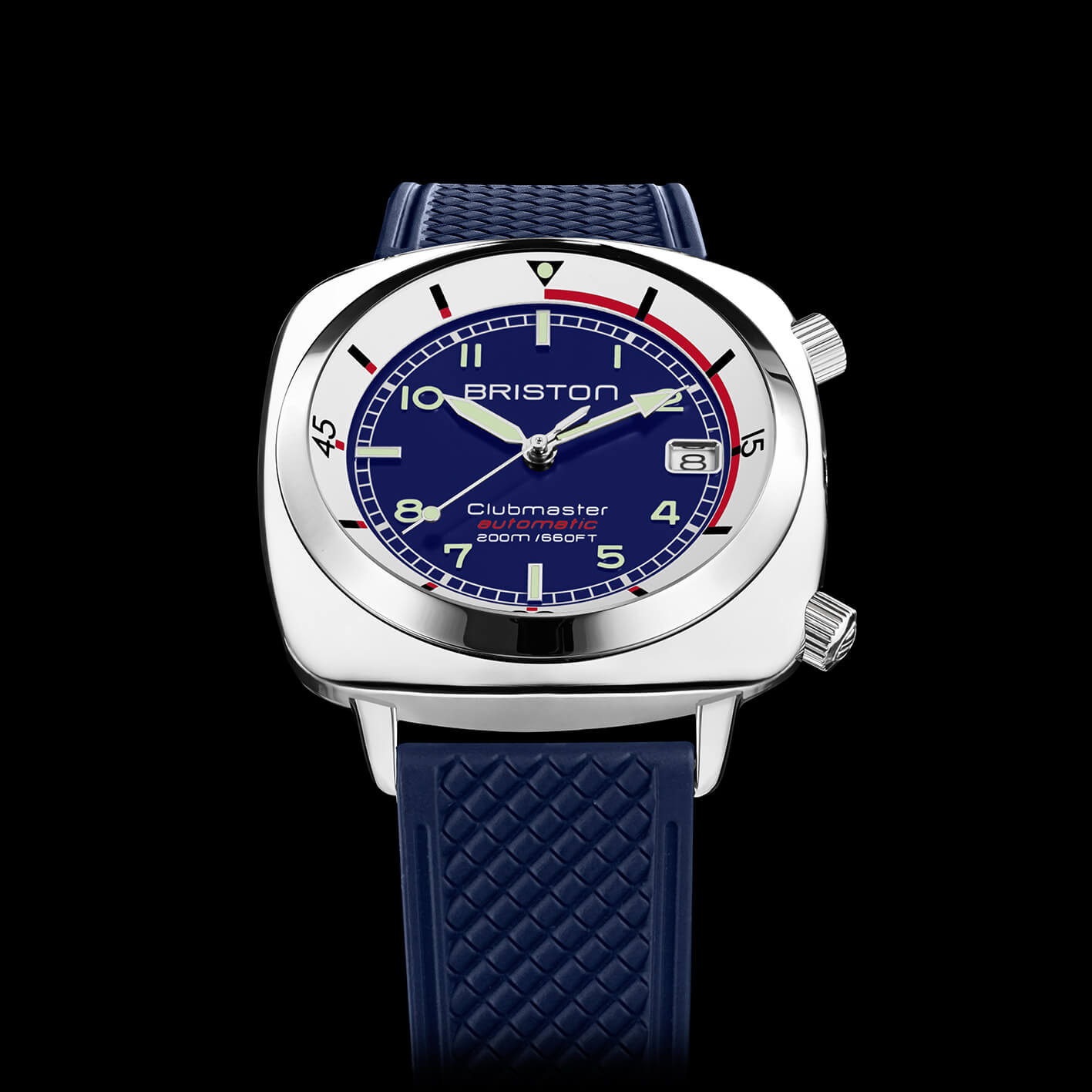 briston-clubmaster-legend-compressor-automatique-42-mm-bleu-acier image 2