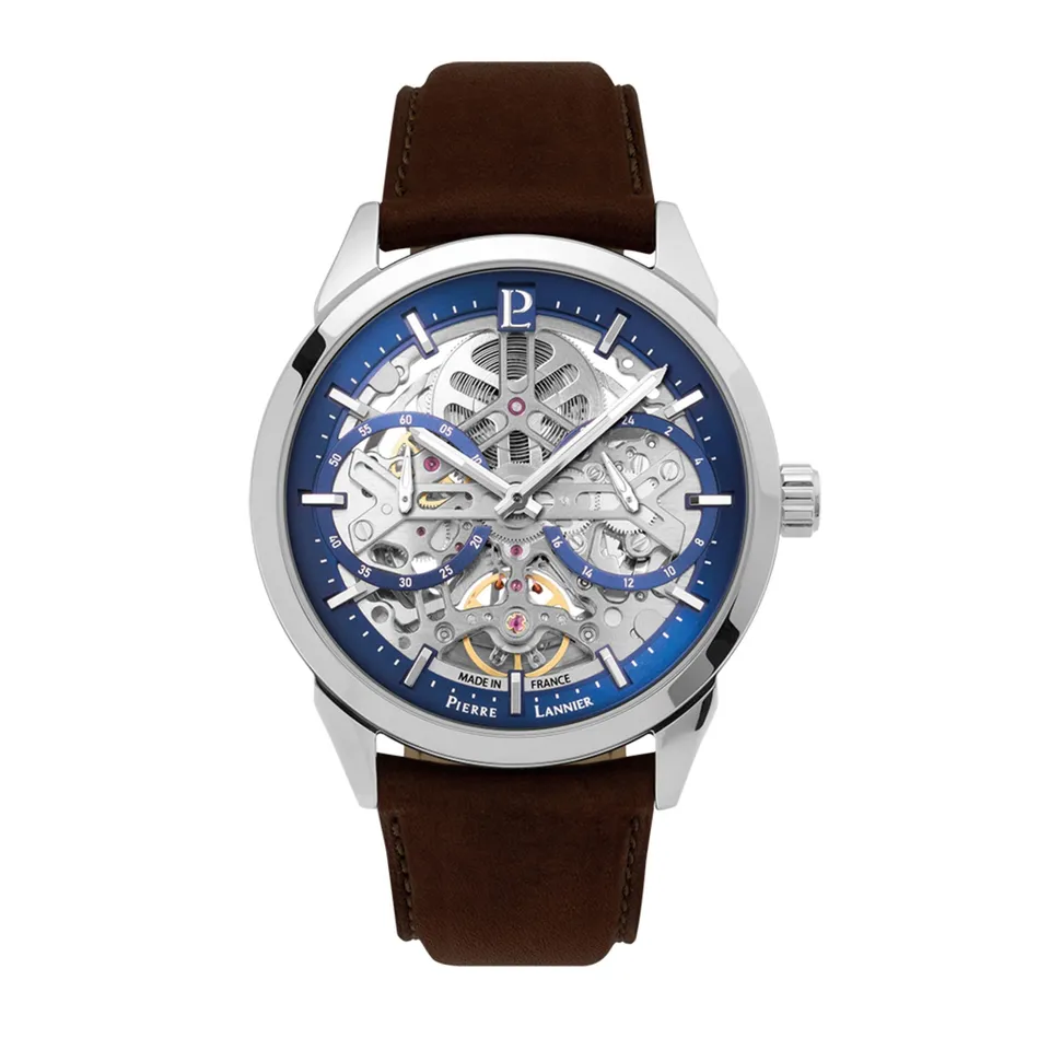 pierre-lannier-monarck-montre-automatique-43-mm-acier-inoxydable-5-atm image 1