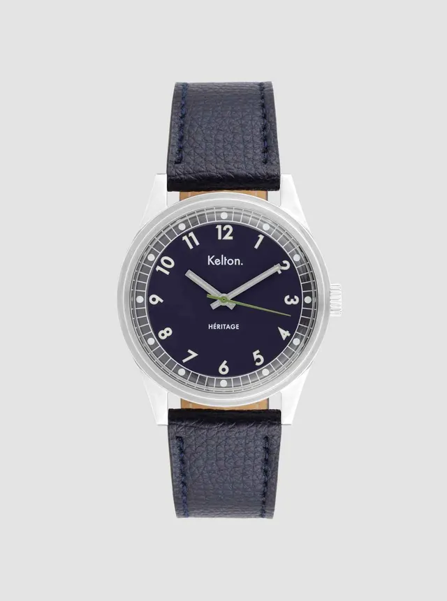 kelton-h-ritage-navy-montre-38mm-cadran-bleu image 1