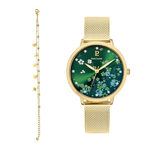 pierre-lannier-tallia-montre-femme-quartz-36-mm-acier-dor-cadran-vert-3-atm image 6
