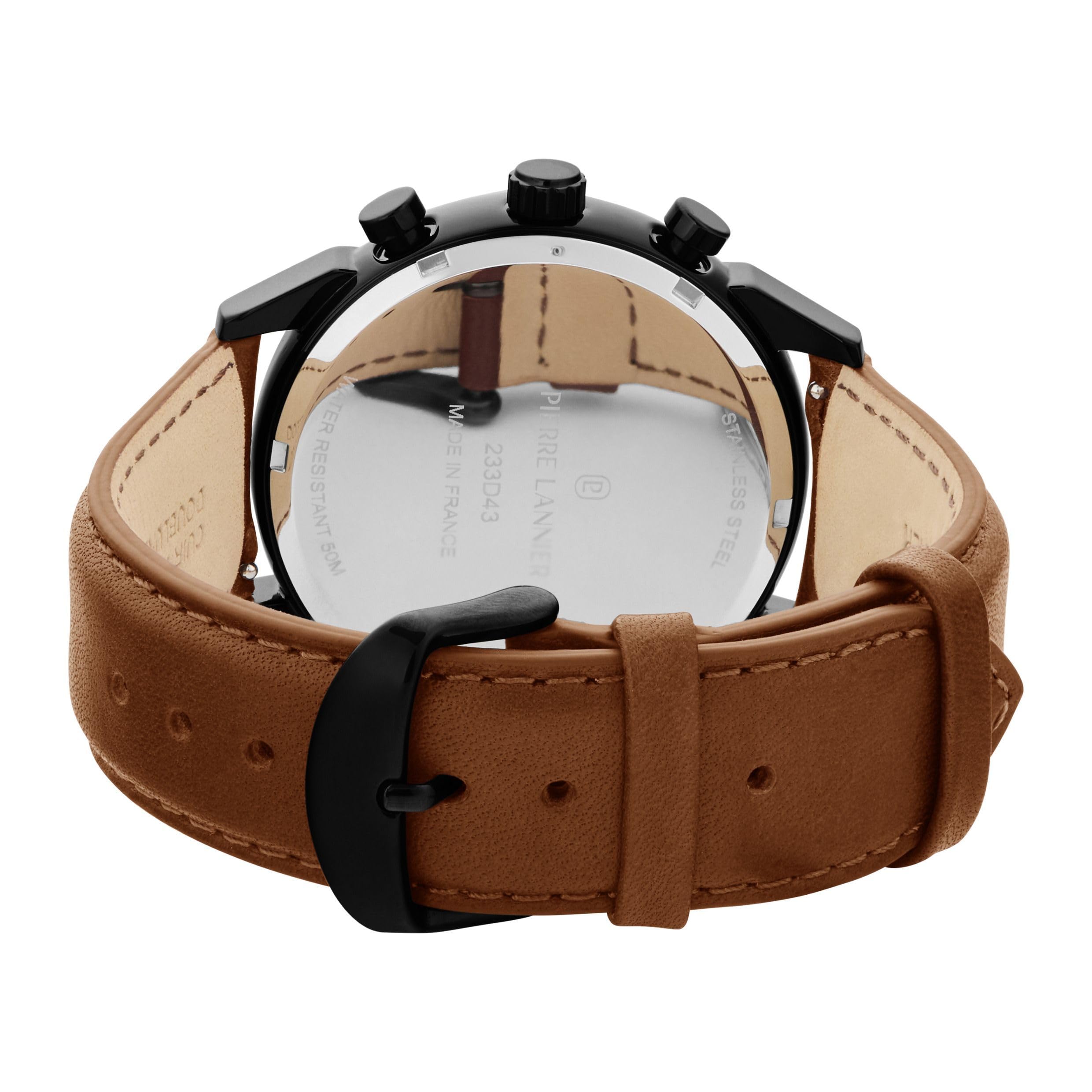 pierre-lannier-monarck-chronographe-quartz-43-mm-acier-inoxydable image 5