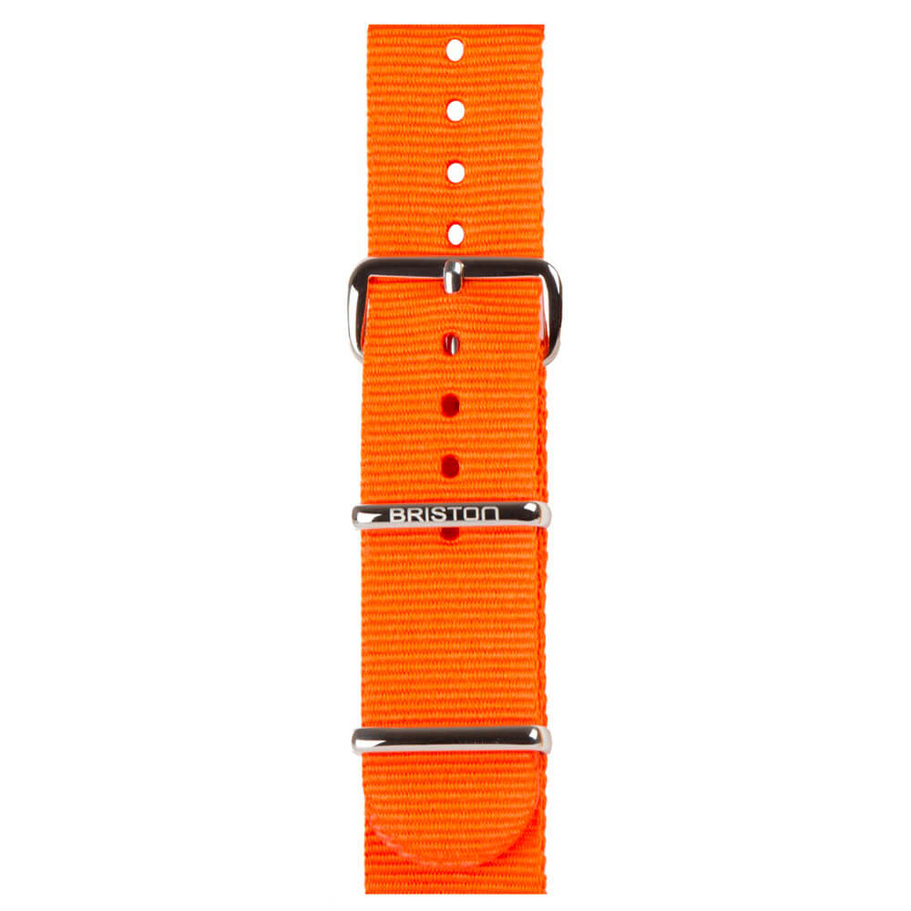 briston-clubmaster-classic-bracelet-type-nato-20-mm-orange image 1