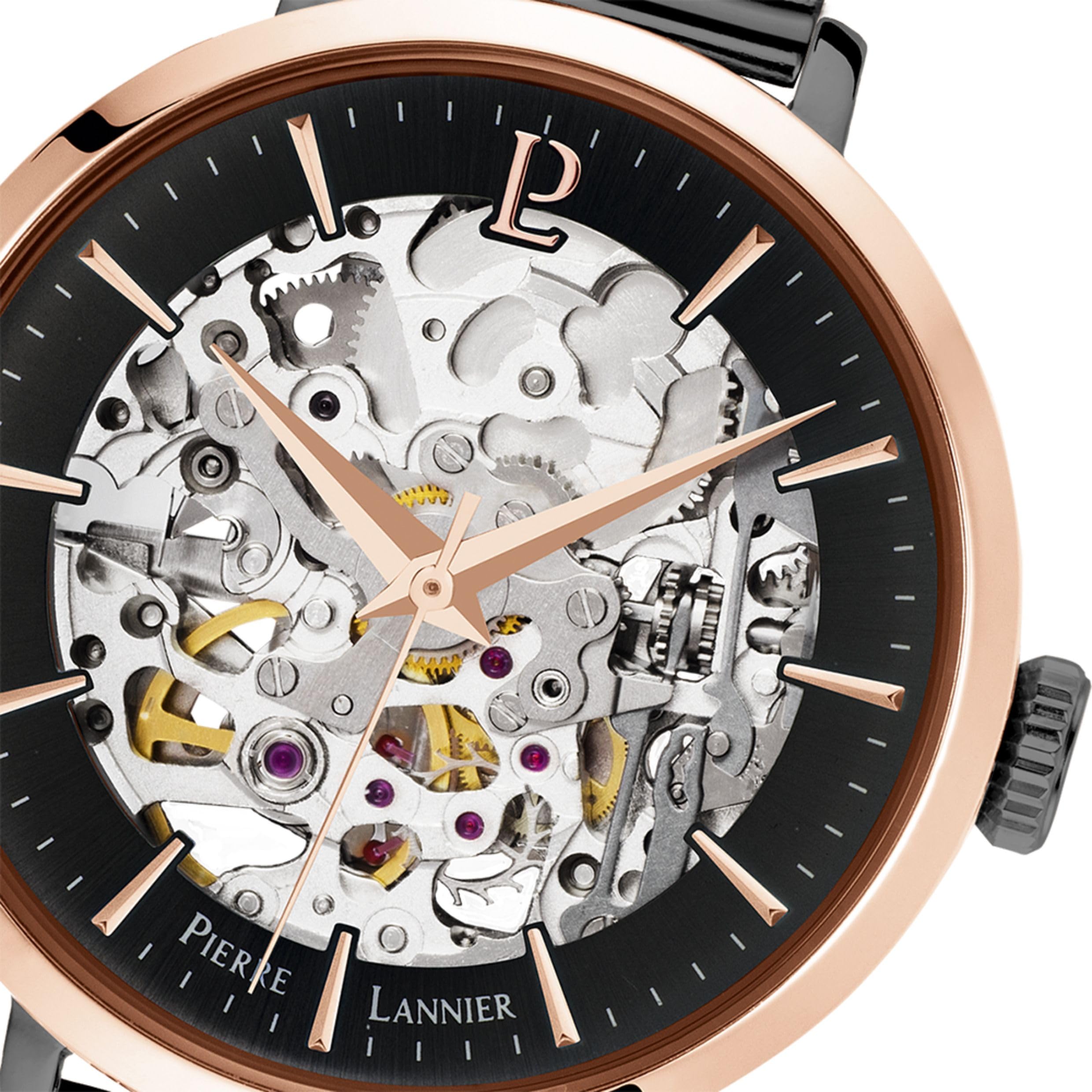 pierre-lannier-automatic-montre-automatique-acier-35-mm image 5