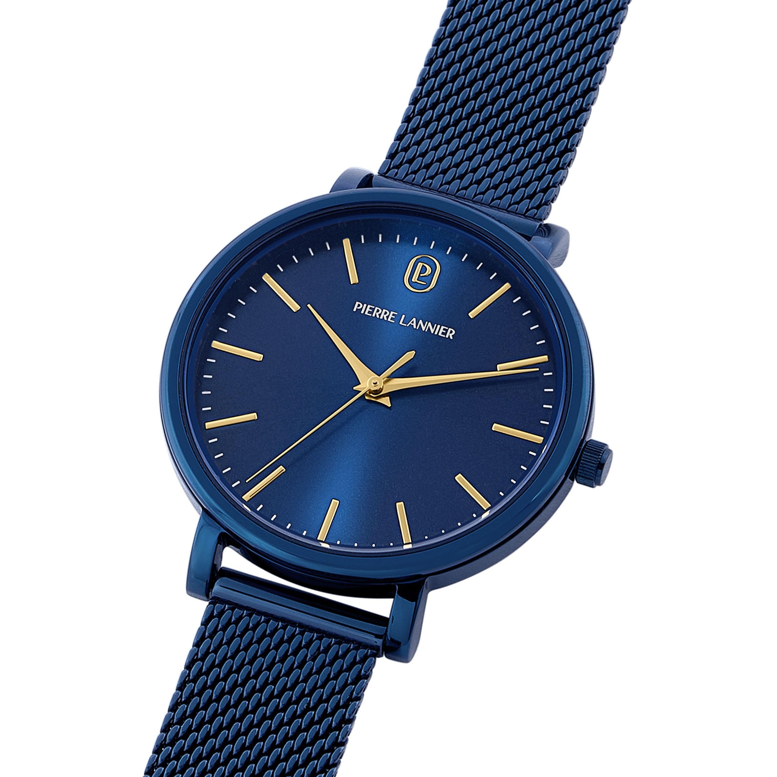pierre-lannier-essential-montre-quartz-33-mm-acier-inoxydable-3-atm image 2