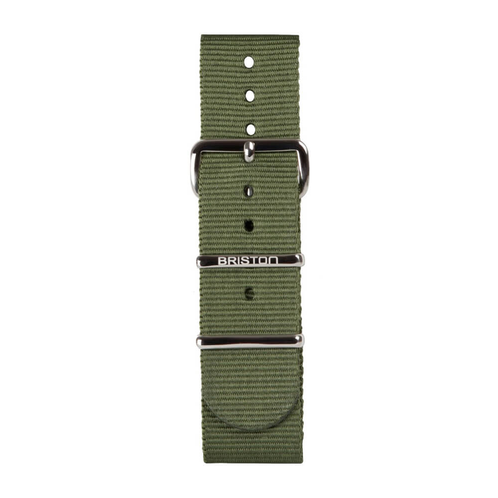 briston-clubmaster-classic-bracelet-type-nato-20-mm-vert-militaire image 4