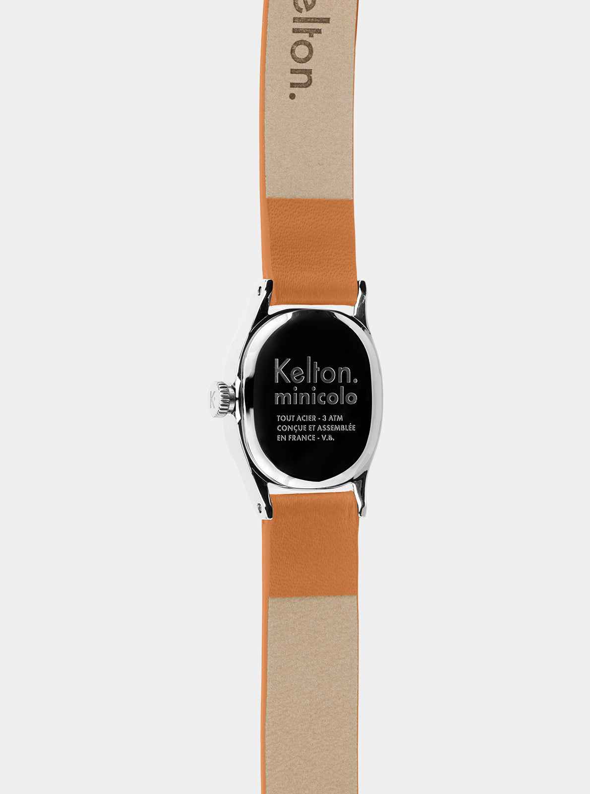 kelton-minicolo-camel-montre-bijou-double-tour-cuir image 4