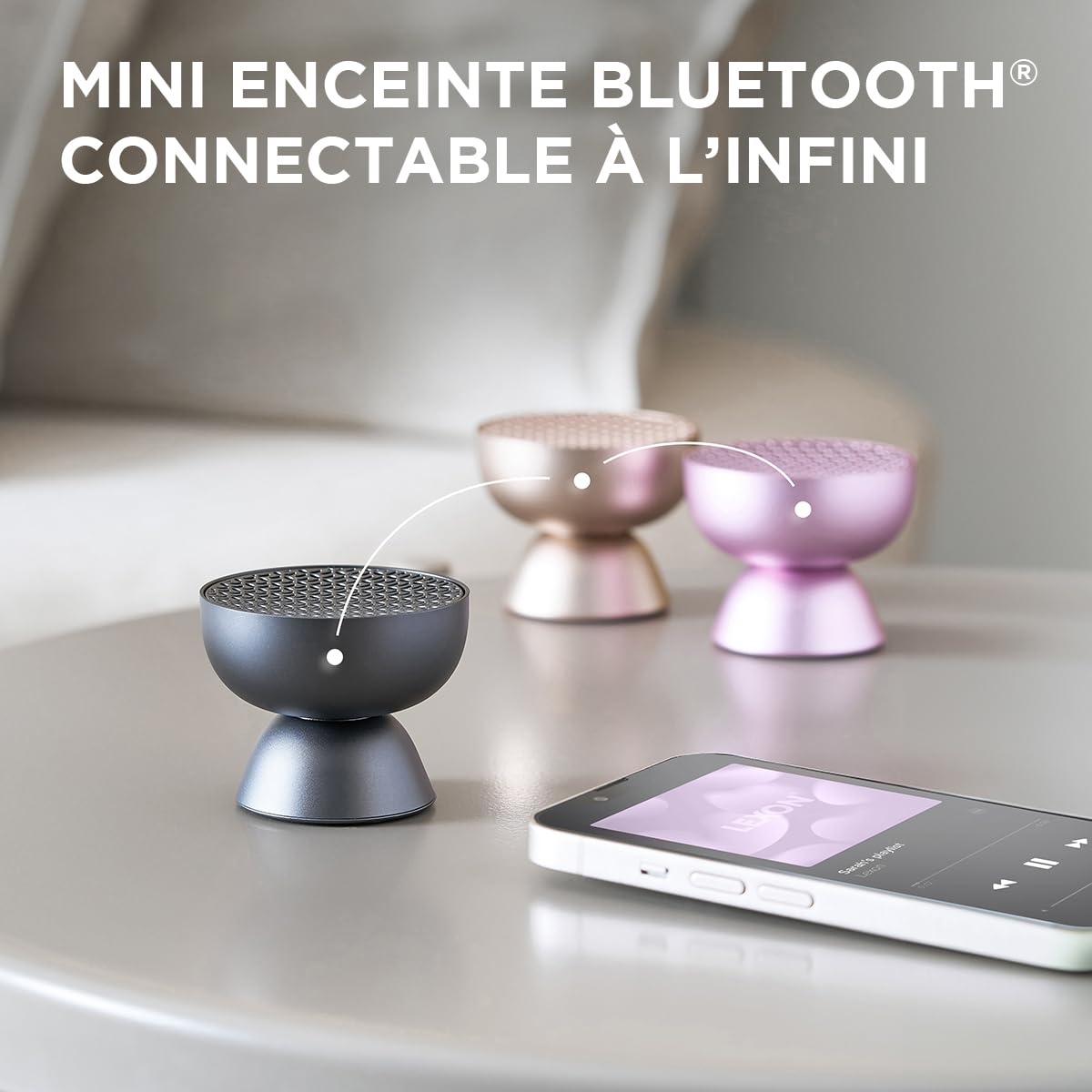 lexon-tamo-mini-enceinte-bluetooth-portable-vert-sombre image 2