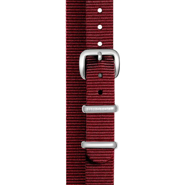 briston-bracelet-type-nato-12-mm-bordeaux-clubmaster-lady-2 image 1