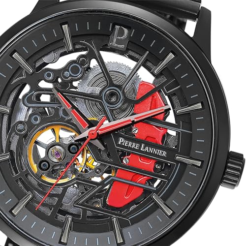 pierre-lannier-paddock-montre-automatique-homme-43-mm-acier-inoxydable-5-atm image 8
