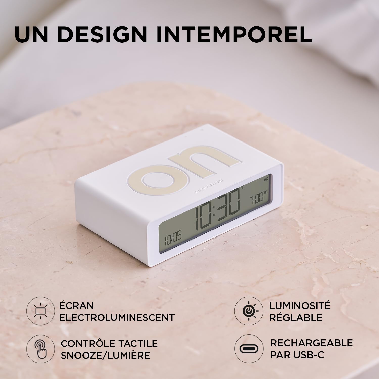 lexon-flip-mini-r-veil-de-voyage-led-tactile-blanc image 4