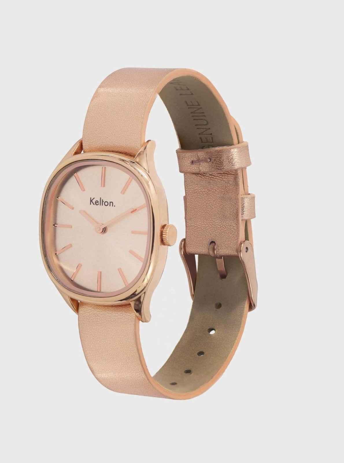 kelton-colorama-or-rose-montre-ovale-interchangeable image 2