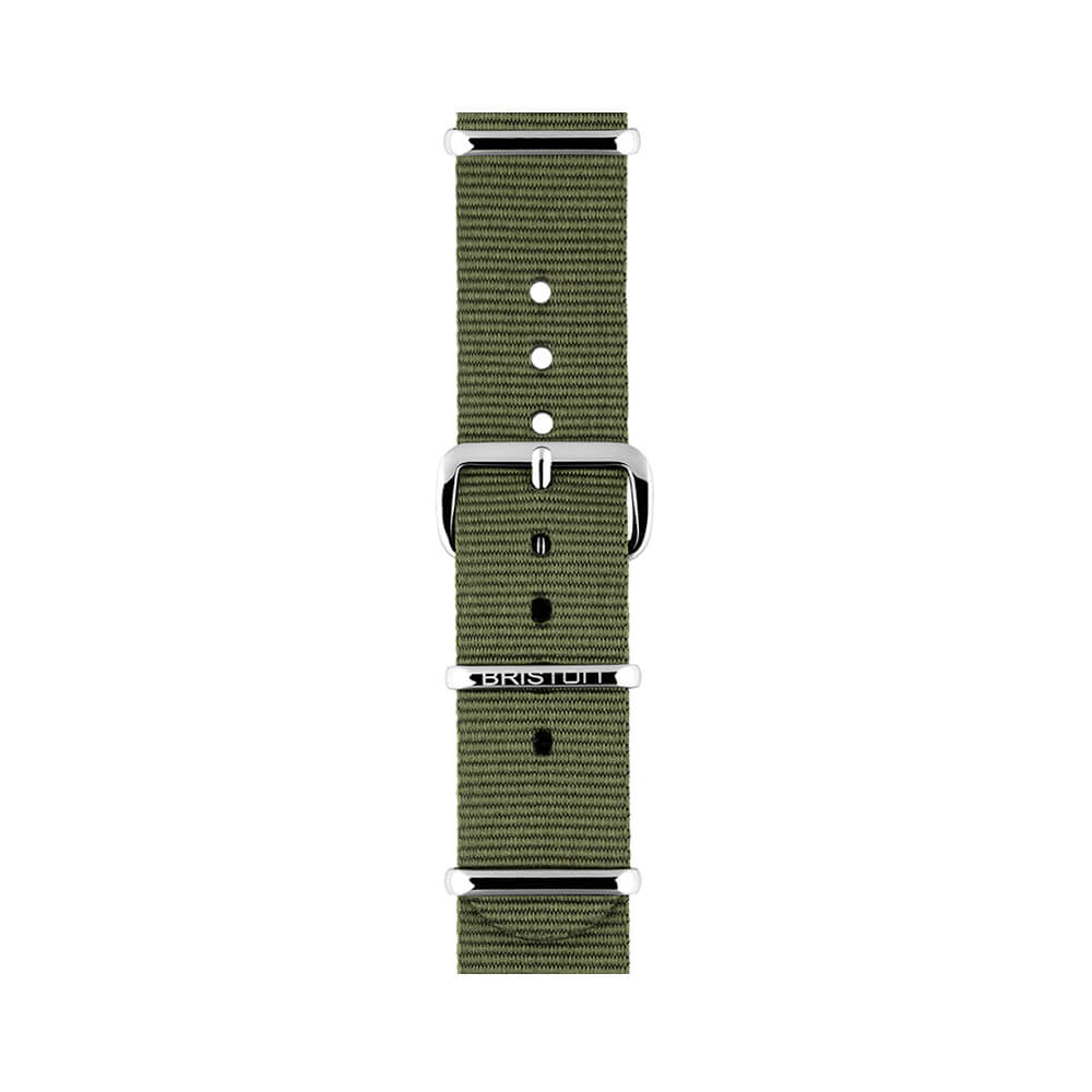briston-bracelet-type-nato-18-mm-vert-militaire image 1