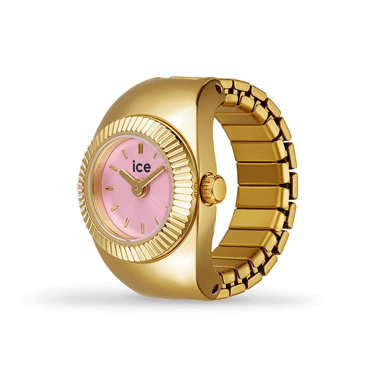 ice-watch-chouchou-montre-bague-dor-e-cadran-rose image 2