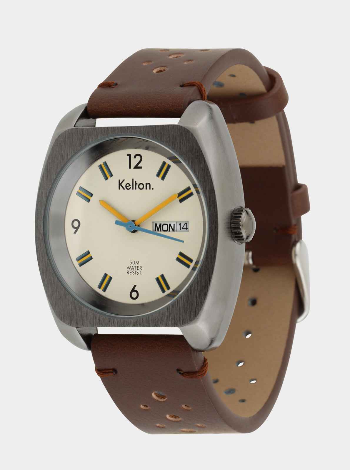 kelton-rc-22-white-montre-rallye-jour-date-blanc-vintage image 2