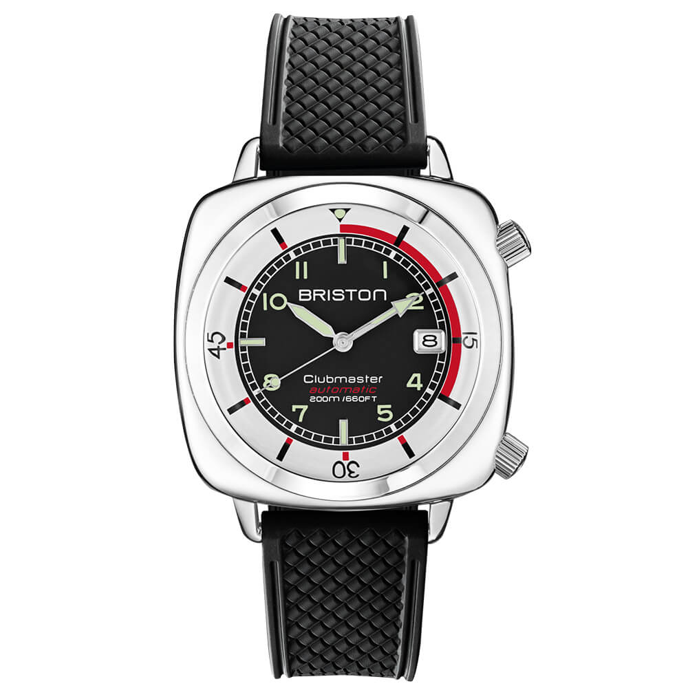 briston-clubmaster-legend-compressor-automatique-42-mm-acier-noir image 1