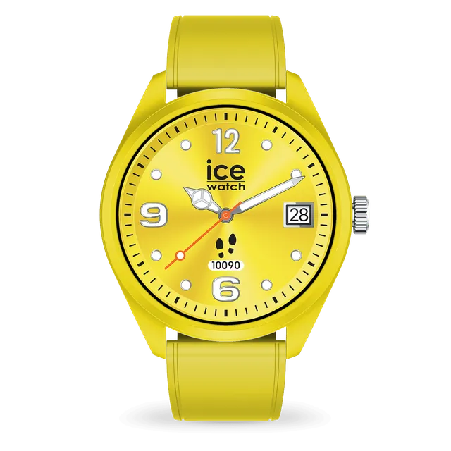ice-watch-ice-smart-forever-yellow-montre-connect-e-solaire-amoled-jaune image 1