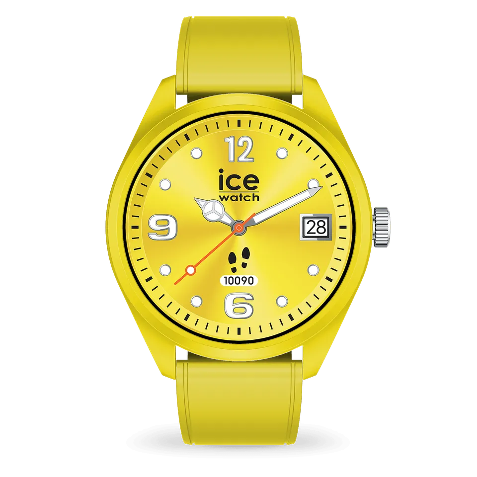 ice-watch-ice-smart-forever-yellow-montre-connect-e-solaire-amoled-jaune image 1