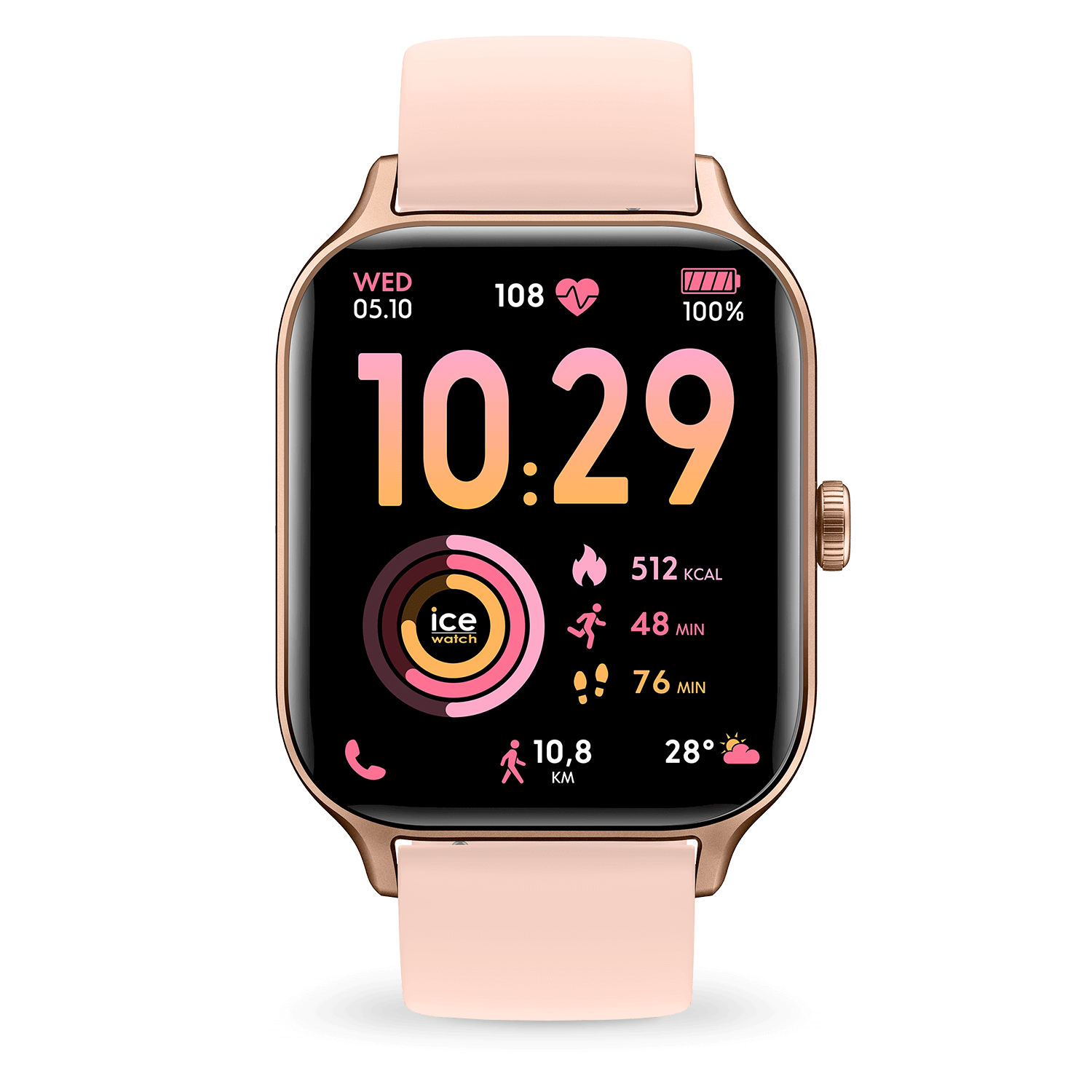 ice-watch-ice-fit-rt-3-0-36mm-montre-connect-e-sport-femme-rose-amoled-gps-strav image 1