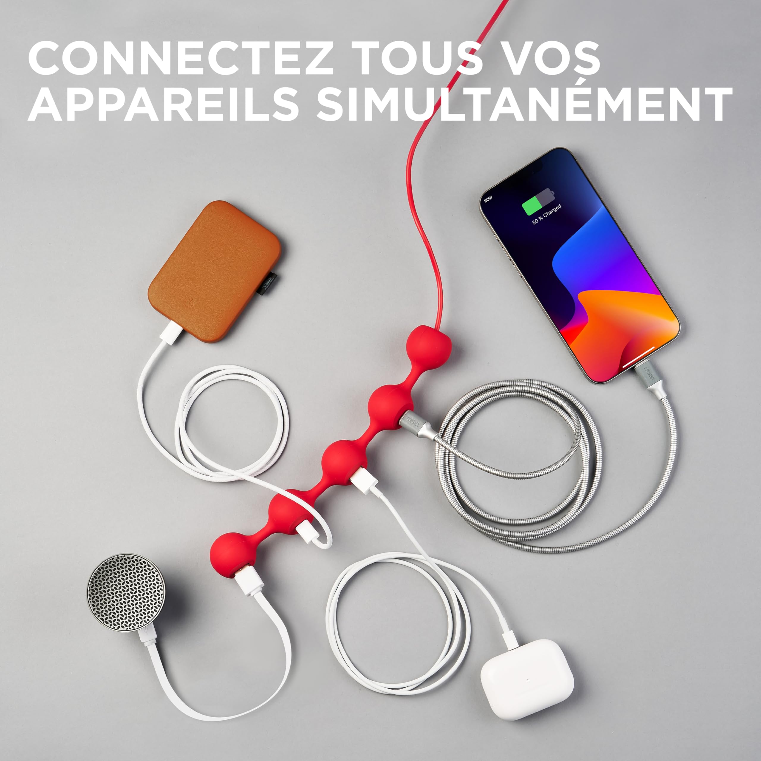 lexon-peas-hub-c-adaptateur-usb-c-multiport-4-ports-2x-usb-a-2x-usb-c image 2