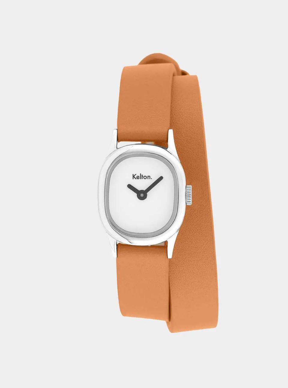 kelton-minicolo-montre-camel-bo-tier-elliptique-acier-1-5-x-1-8-cm-bracelet-doub image 1