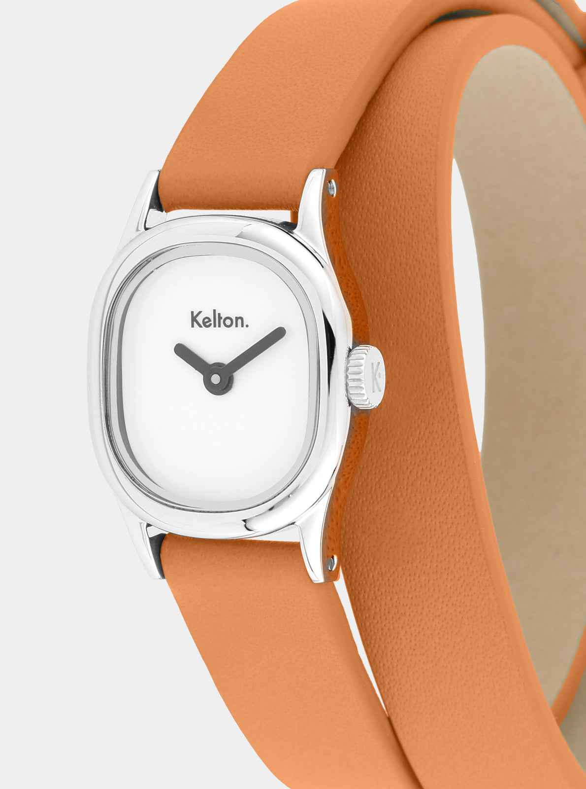 kelton-minicolo-camel-montre-bijou-double-tour-cuir image 3