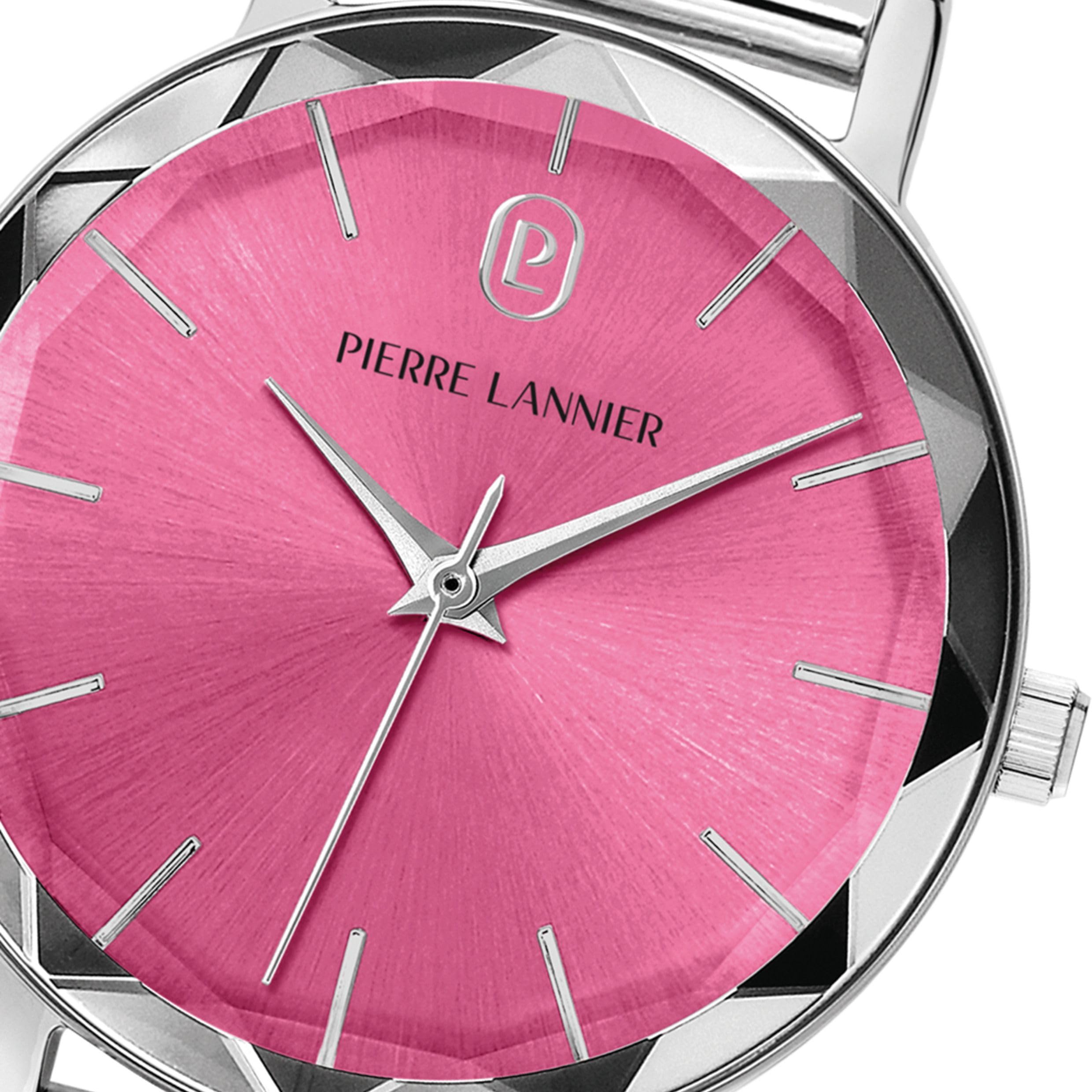 pierre-lannier-multiples-009m651-montre-femme-rose-glamour-verre-facett image 4