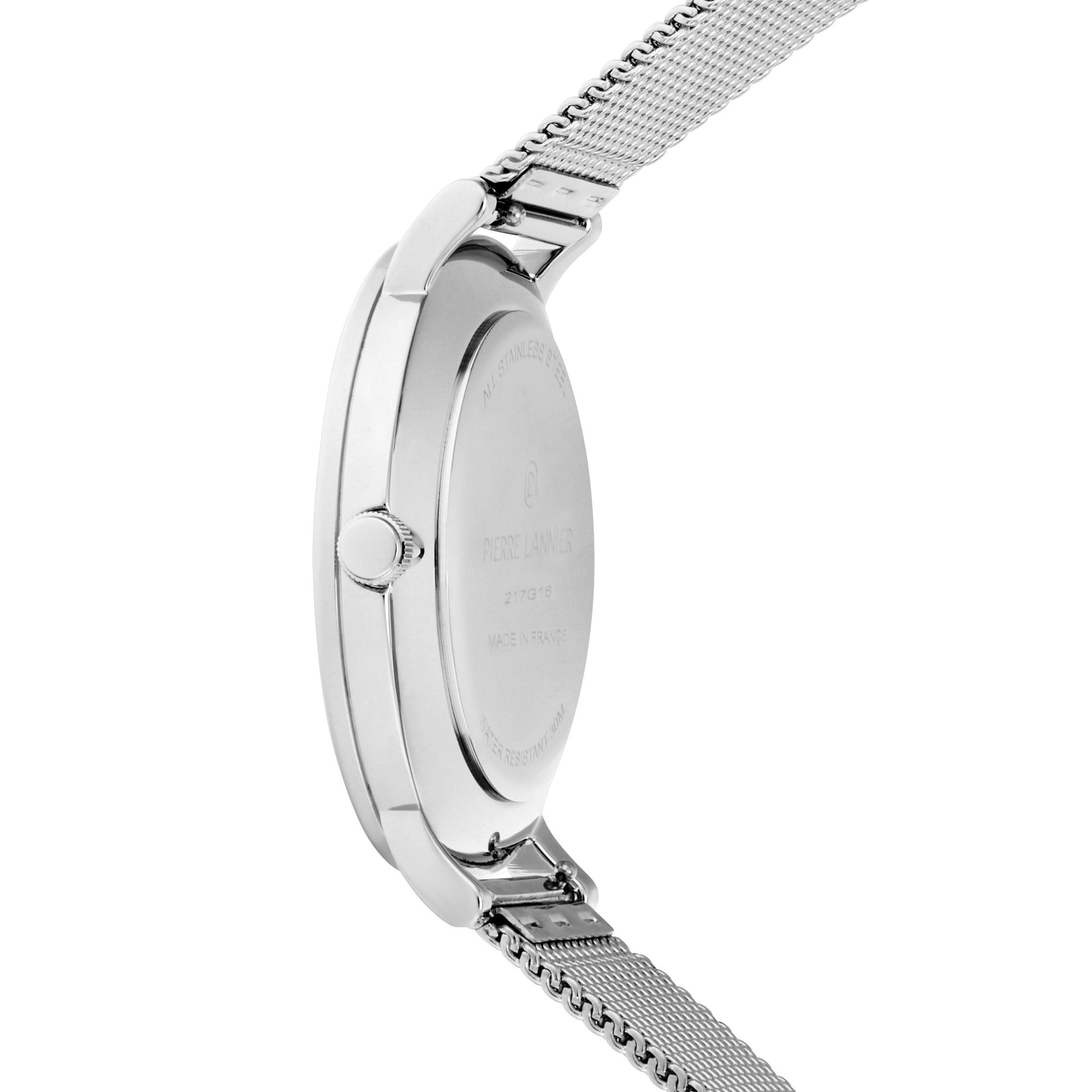 pierre-lannier-montre-essential-quartz-40-5-mm-acier-inoxydable-5-atm image 2