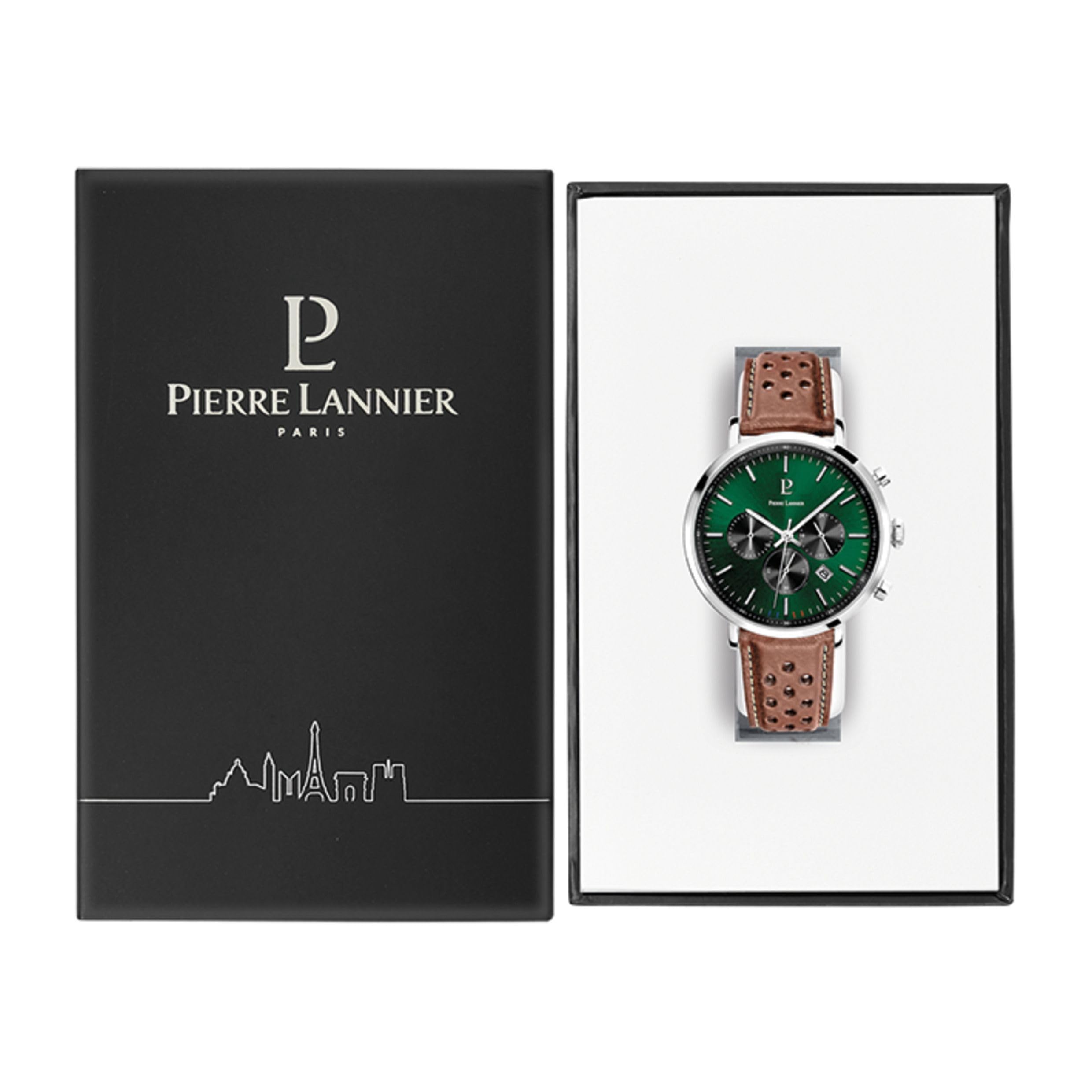 pierre-lannier-baron-chronographe-quartz-43-mm-acier-inoxydable-5-atm image 5