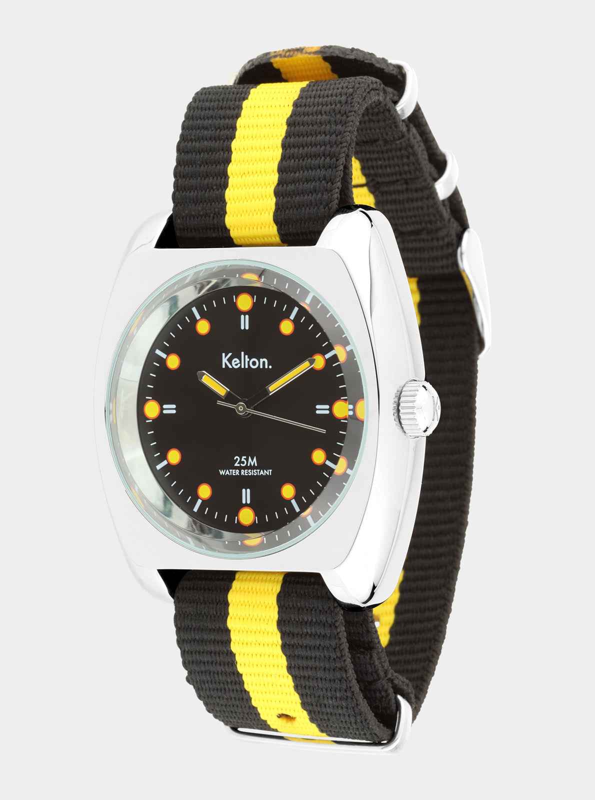 montre-kelton-rc2-nato-noir-jaune image 2