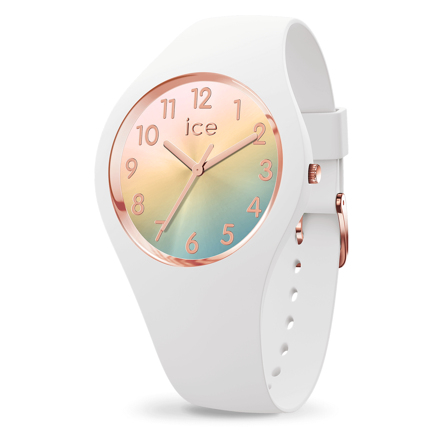 ice-watch-ice-sunset-rainbow-montre-femme-blanche-cadran-d-grad image 1