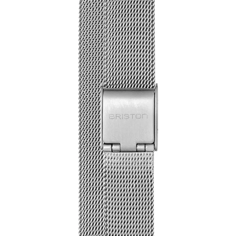 briston-bracelet-maille-milanaise-double-tour-12-mm-acier-clubmaster-lady image 1