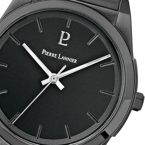 pierre-lannier-candide-noire-38-mm-acier-inoxydable-3-atm-montre-quartz image 8