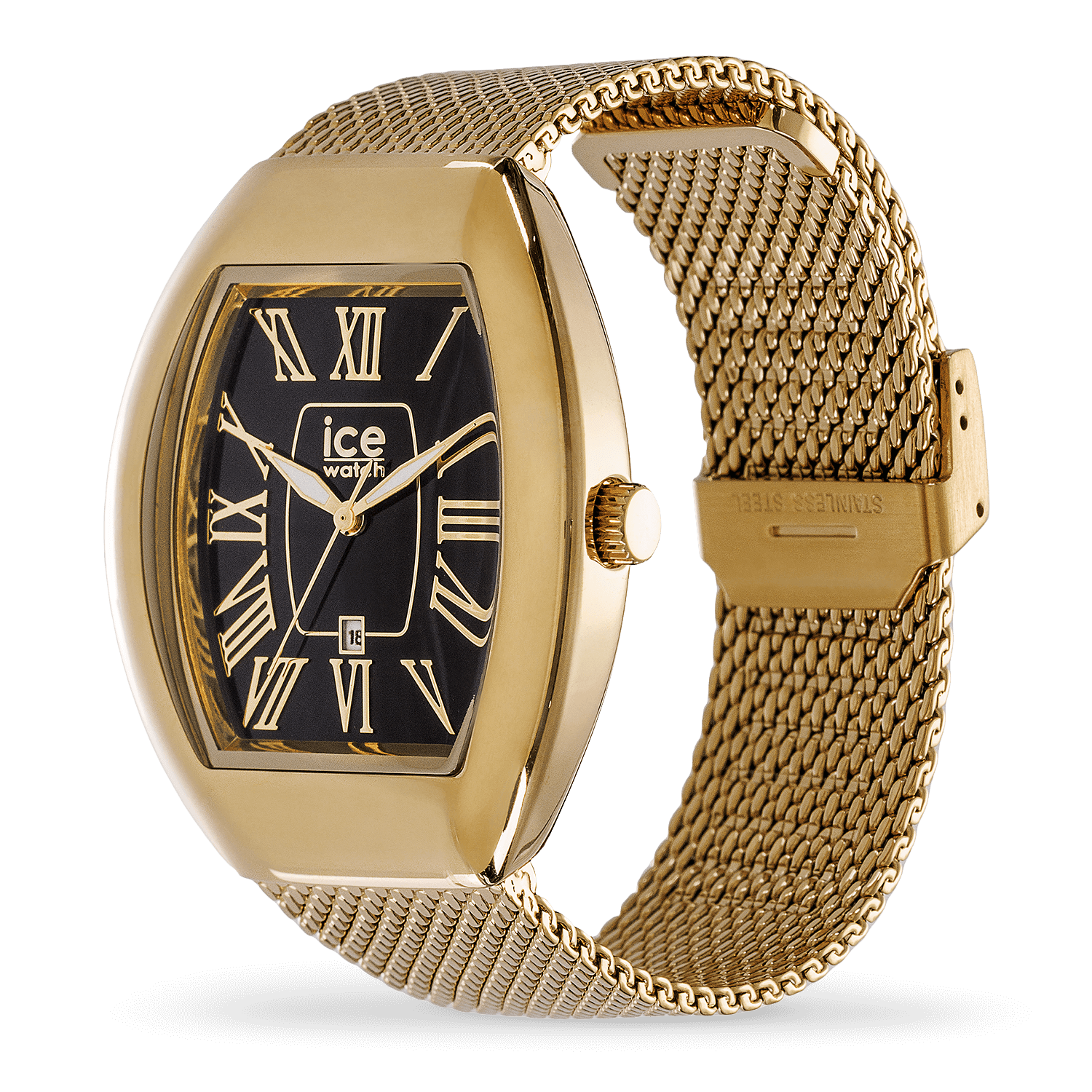 ice-watch-ice-dome-montre-metal-mesh-black-gold image 2