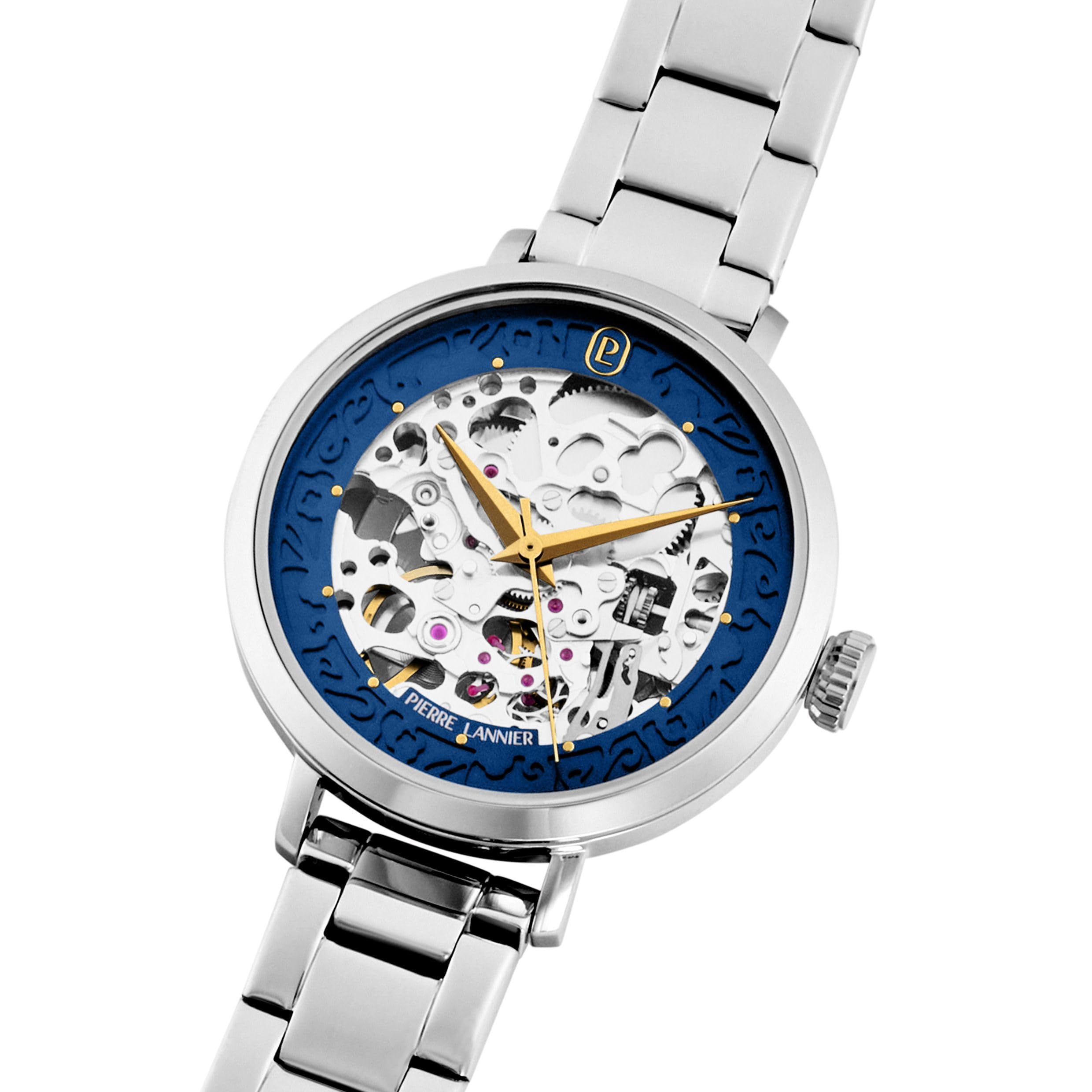 pierre-lannier-automatic-montre-automatique-35-mm-acier-inoxydable-5-atm-2 image 3