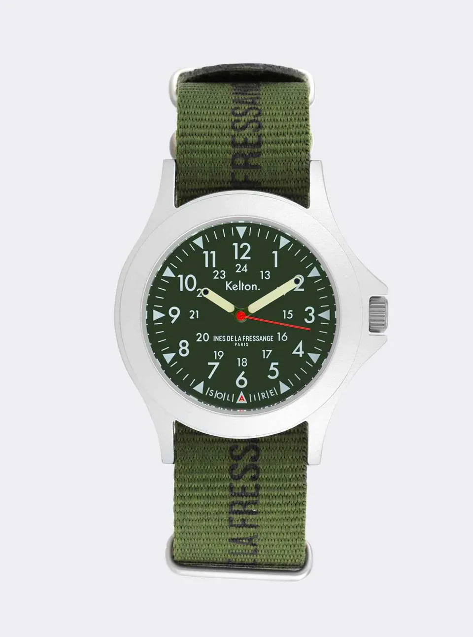 kelton-x-in-s-de-la-fressange-solaire-field-kaki-montre-solaire-2 image 1
