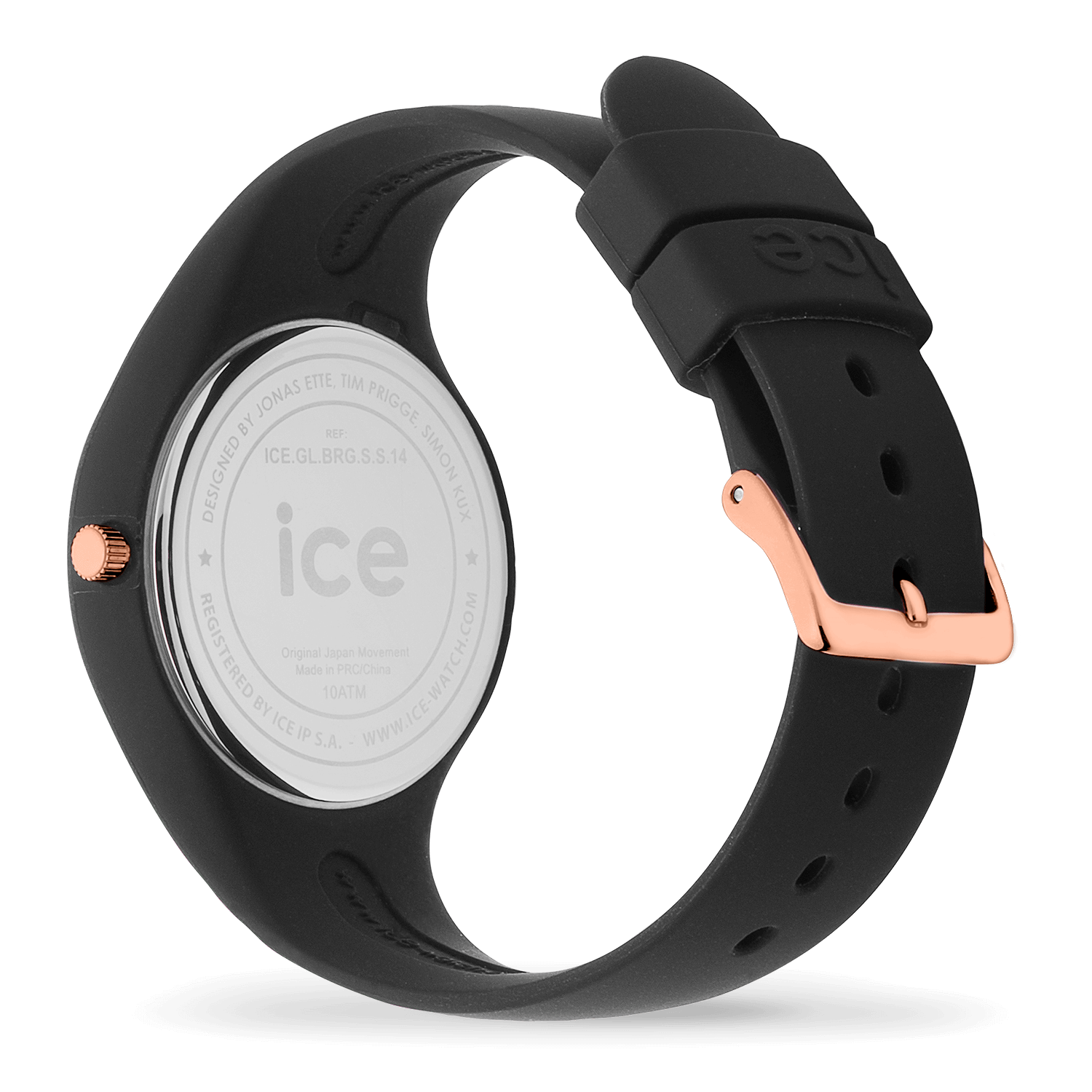 ice-watch-ice-glam-black-rose-gold-montre-femme-silicone image 4