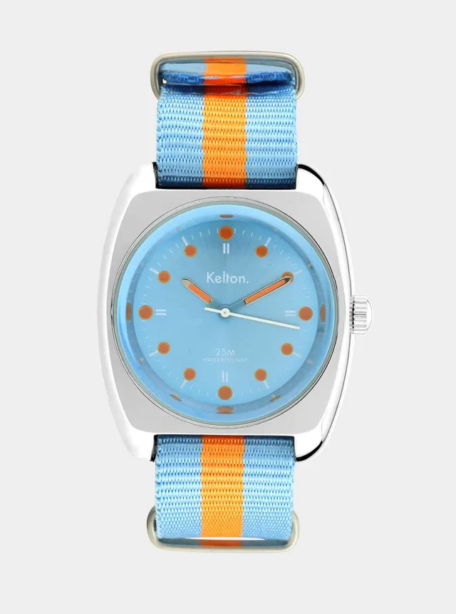 kelton-rc-2-bleu-orange-montre-gulf-nato image 1