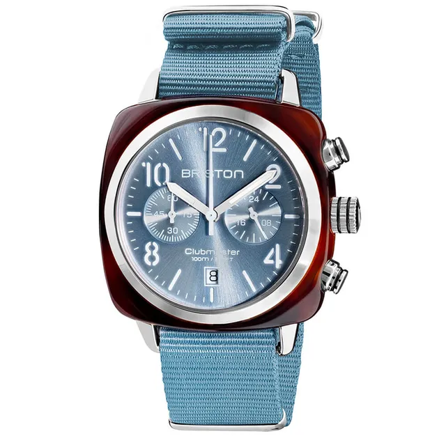 briston-clubmaster-classic-chrono-40-mm-bleu-glacier image 1