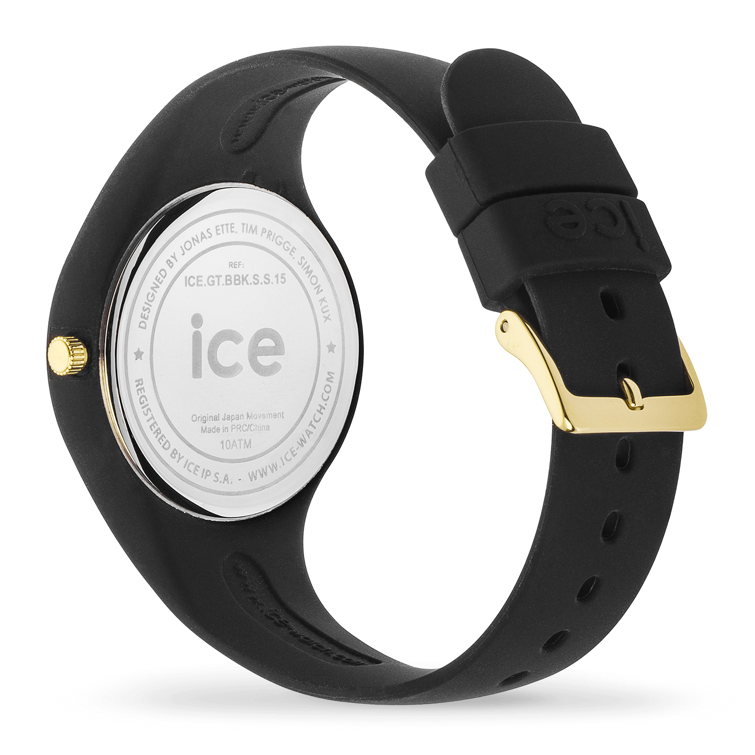 ice-watch-ice-glam-ice-glitter-montre-femme-silicone-noir-extra-plate image 4