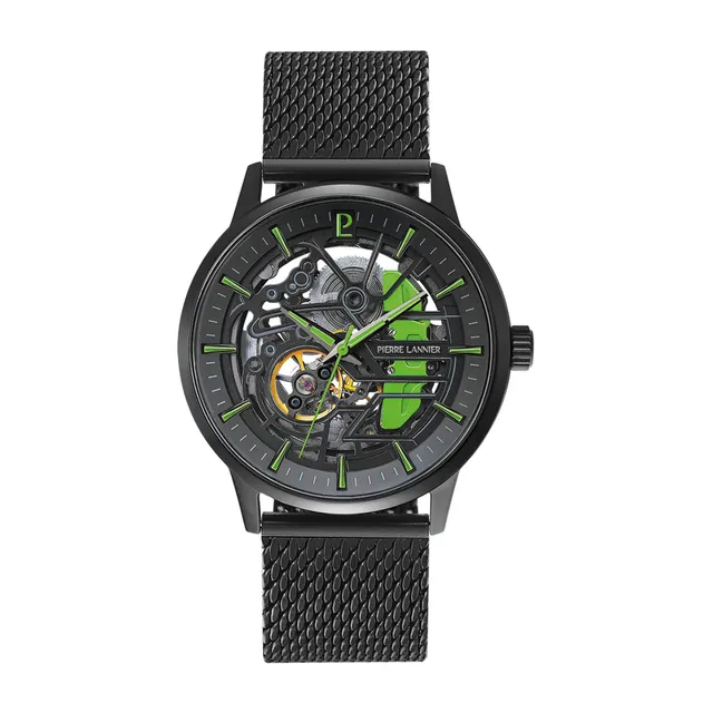 pierre-lannier-paddock-montre-automatique-43-mm-acier-inoxydable-5-atm-6 image 1