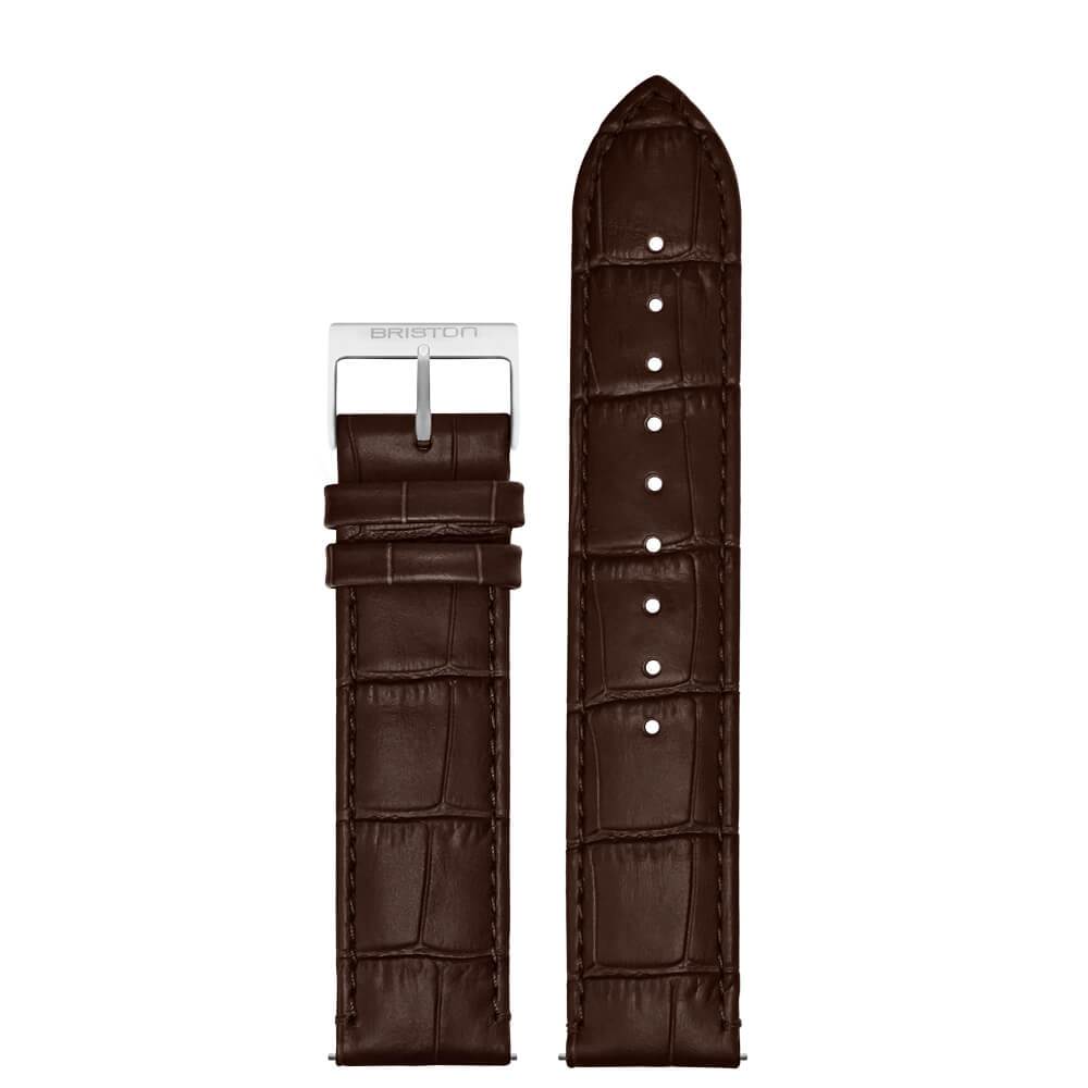 briston-clubmaster-classic-bracelet-cuir-luxury-20-mm-marron-mat image 1
