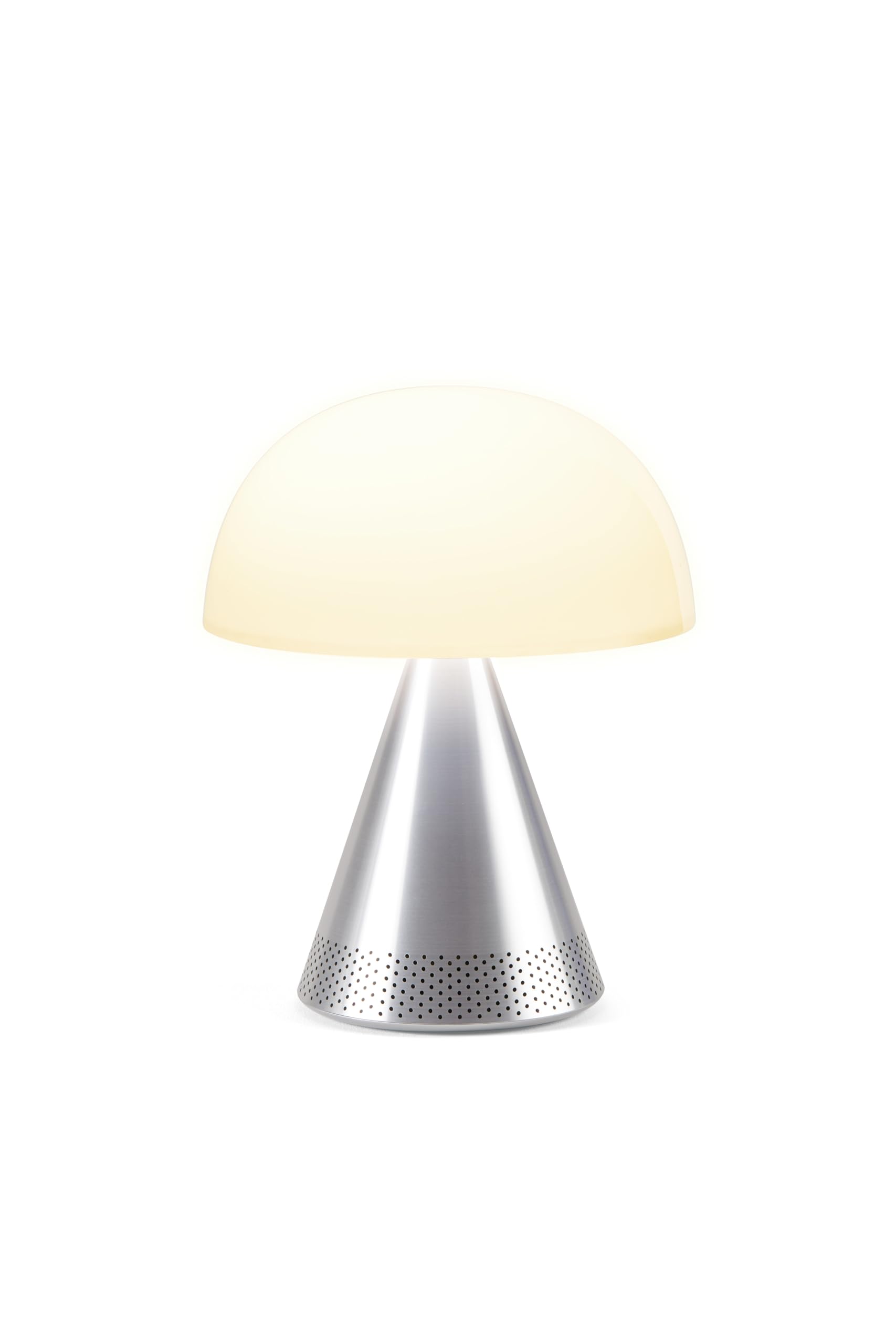 lexon-mina-l-audio-lampe-champignon-enceinte-bluetooth-alu-poli image 1