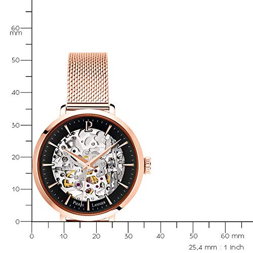 pierre-lannier-313b938-montre-femme-automatique-35-mm-acier-rose image 8