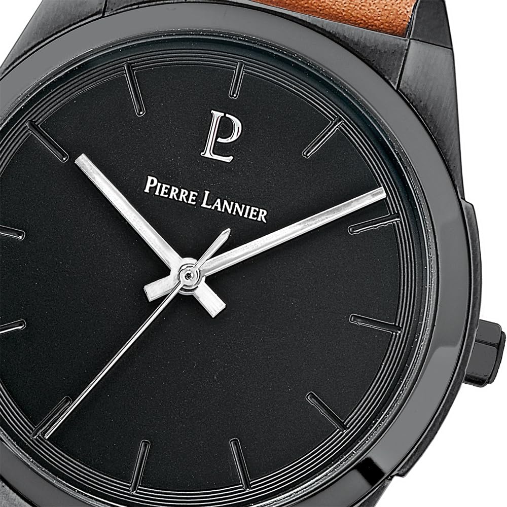pierre-lannier-214k434-homme-analogique-quartz-bracelet-cuir-noir image 3