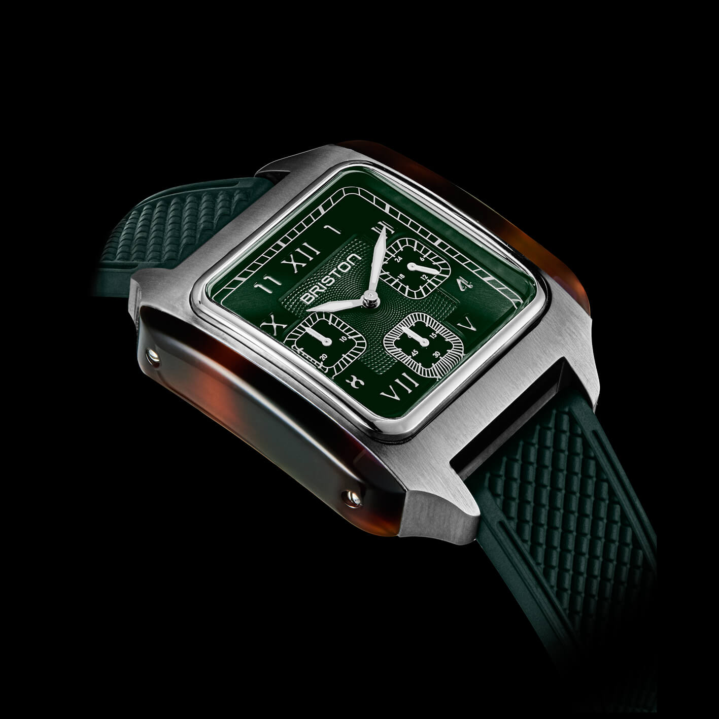 briston-streamliner-kennedy-chrono-montre-quartz-38-5-mm-vert image 5