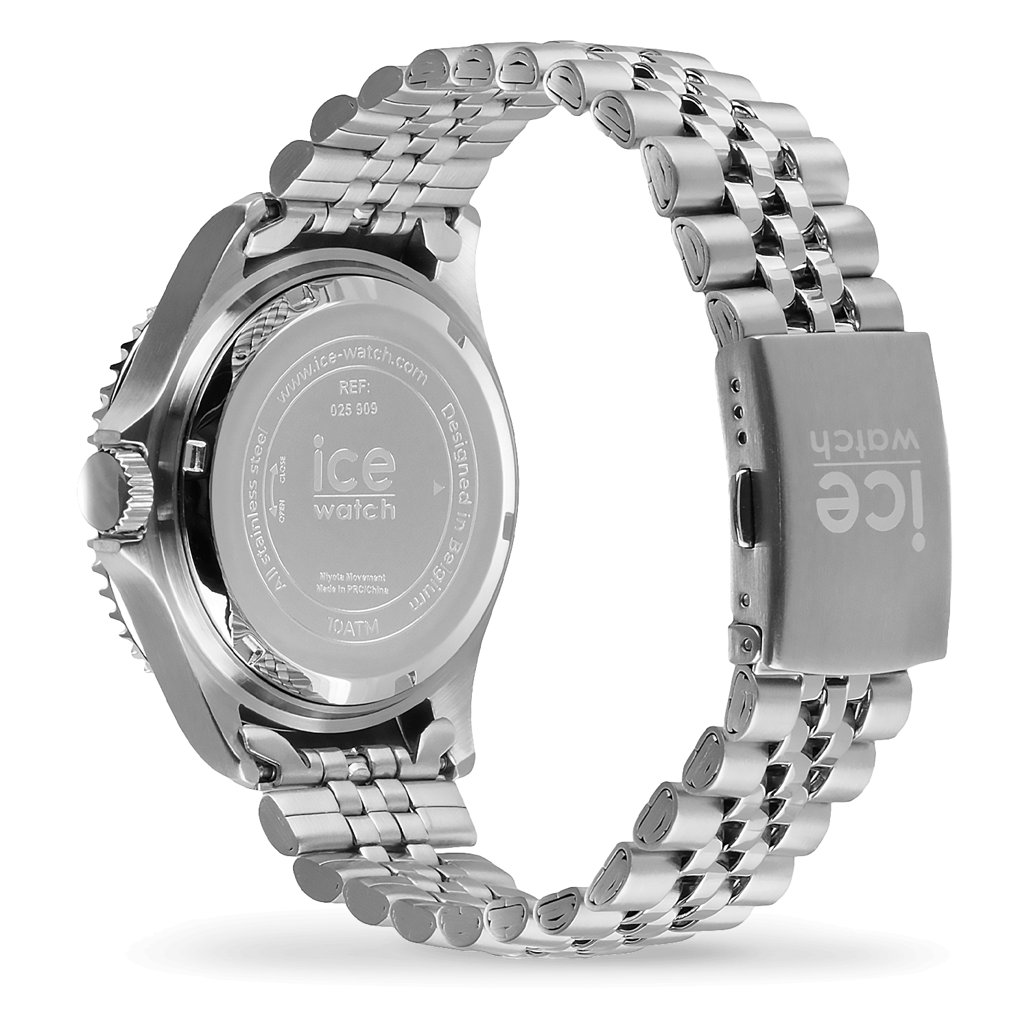 ice-watch-ice-steel-silver-green-montre-homme-acier-inoxydable-cadran-vert image 4