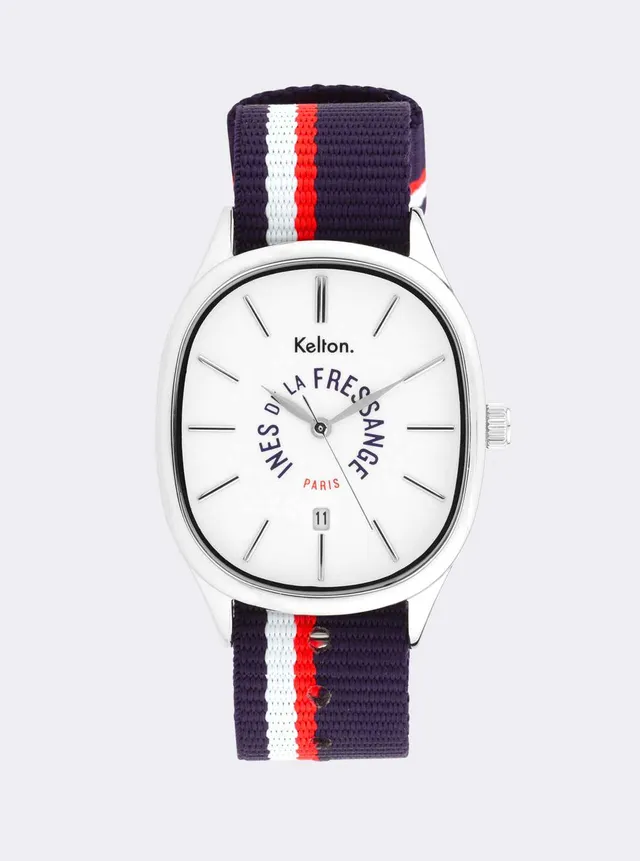 kelton-x-ines-de-la-fressange-paris-grande-colorama-sport-cru-montre-date image 1