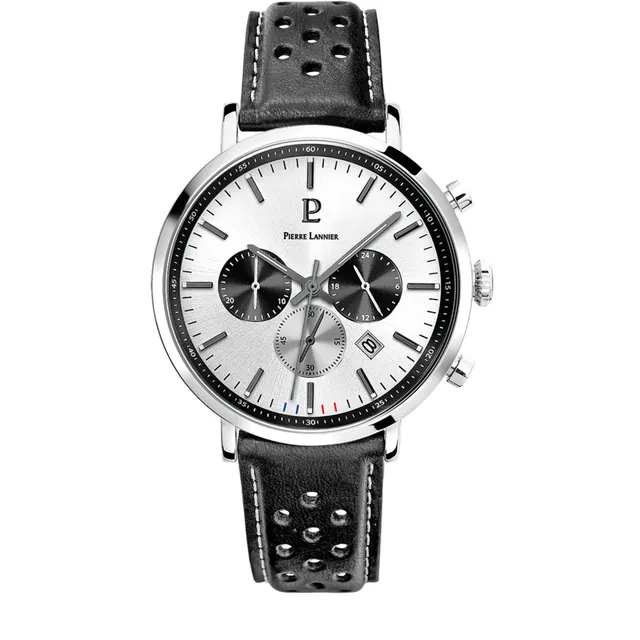 pierre-lannier-baron-chronographe-homme-43-mm-acier-inoxydable-5-atm image 1