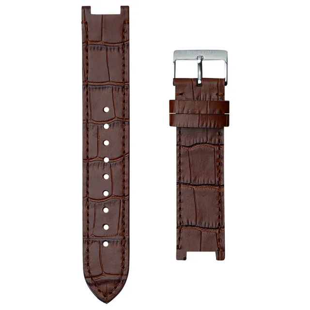briston-bracelet-luxury-urban-cuir-20-mm-marron image 1